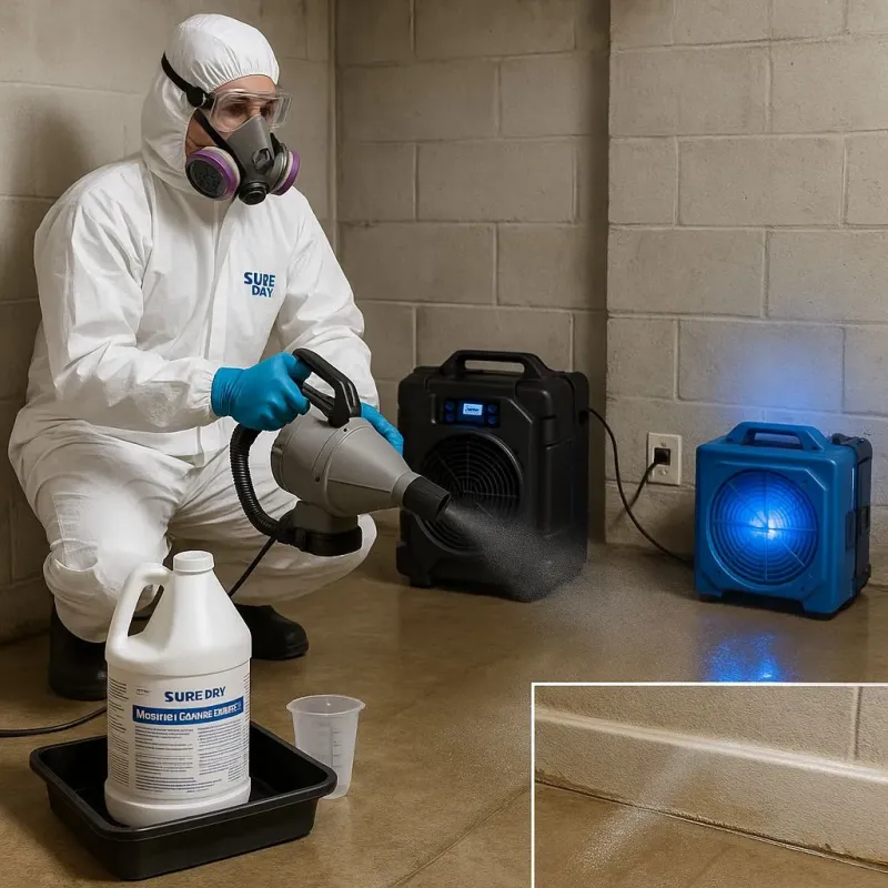 Sanitization and Odor Removal process in Commerce, GA